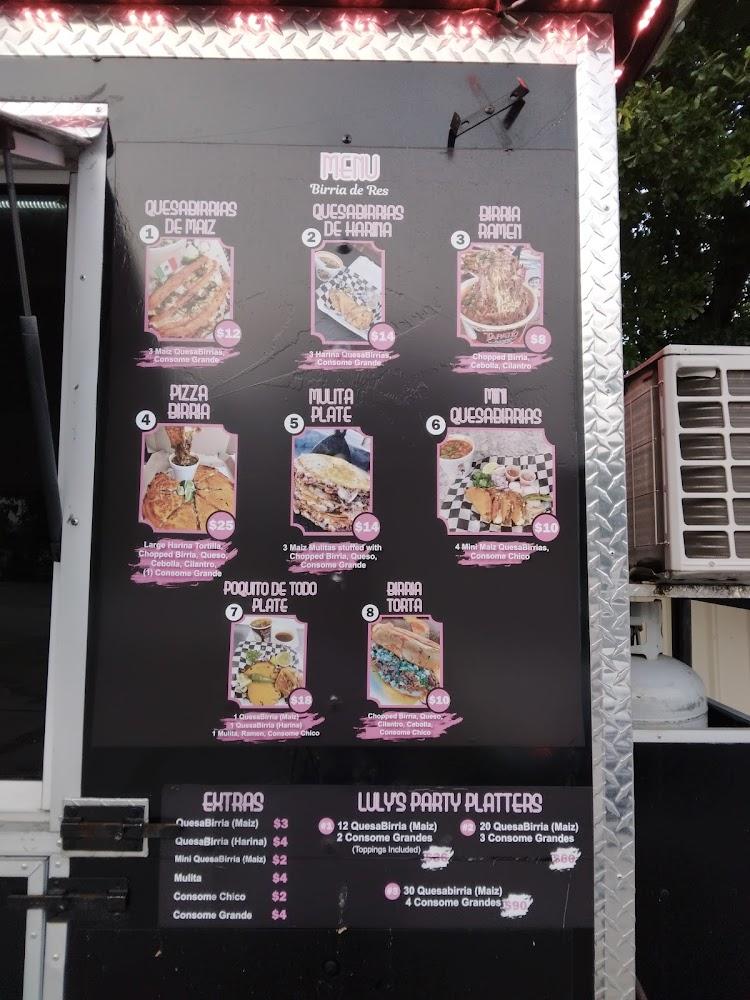 Luly's Birria Tacos Menu image 2